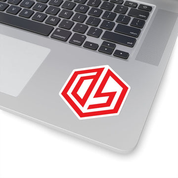 DS Logo Sticker Red