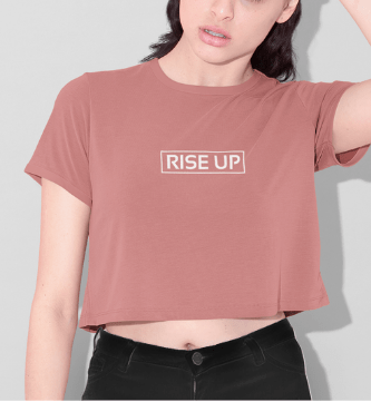 Rise Up Cropped Tee
