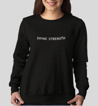 Divine Strength Classic Crewneck Sweatshirt